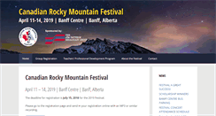 Desktop Screenshot of crmfestival.com